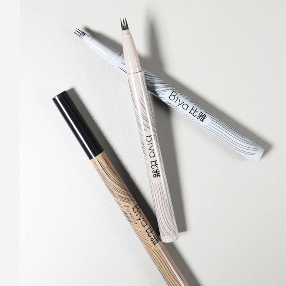 Biya Многофункциональный карандаш для бровей Определите нижние ресницы Стойкая ультратонкая подводка для глаз Водный карандаш для бровей