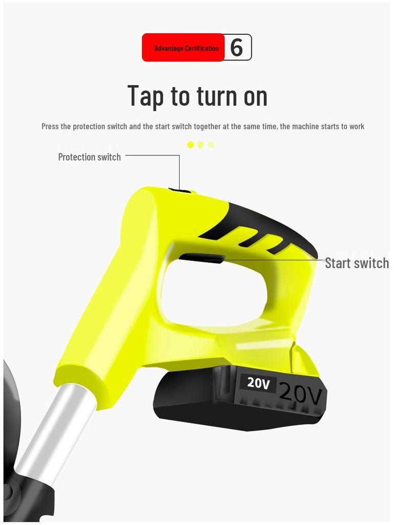 Ручной электрический литиевый микрокультиватор Youlefu - Компактная бытовая роторная мотыга