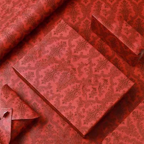 10Pcs/Pack Colorful Bouquet Wrapping Bright Color Paper Recyclable Decorative Vintage Printing DIY Gift Box Packaging