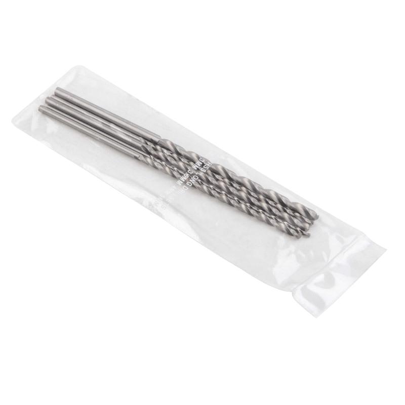 Набор сверл 5 шт. Сталь HSS Очень длинные Быстрорежущие 2 мм/3 мм/3,5 мм/4 мм/5 мм Сверла Аксессуары для электроинструментов Запчасти Сверла Ручной набор