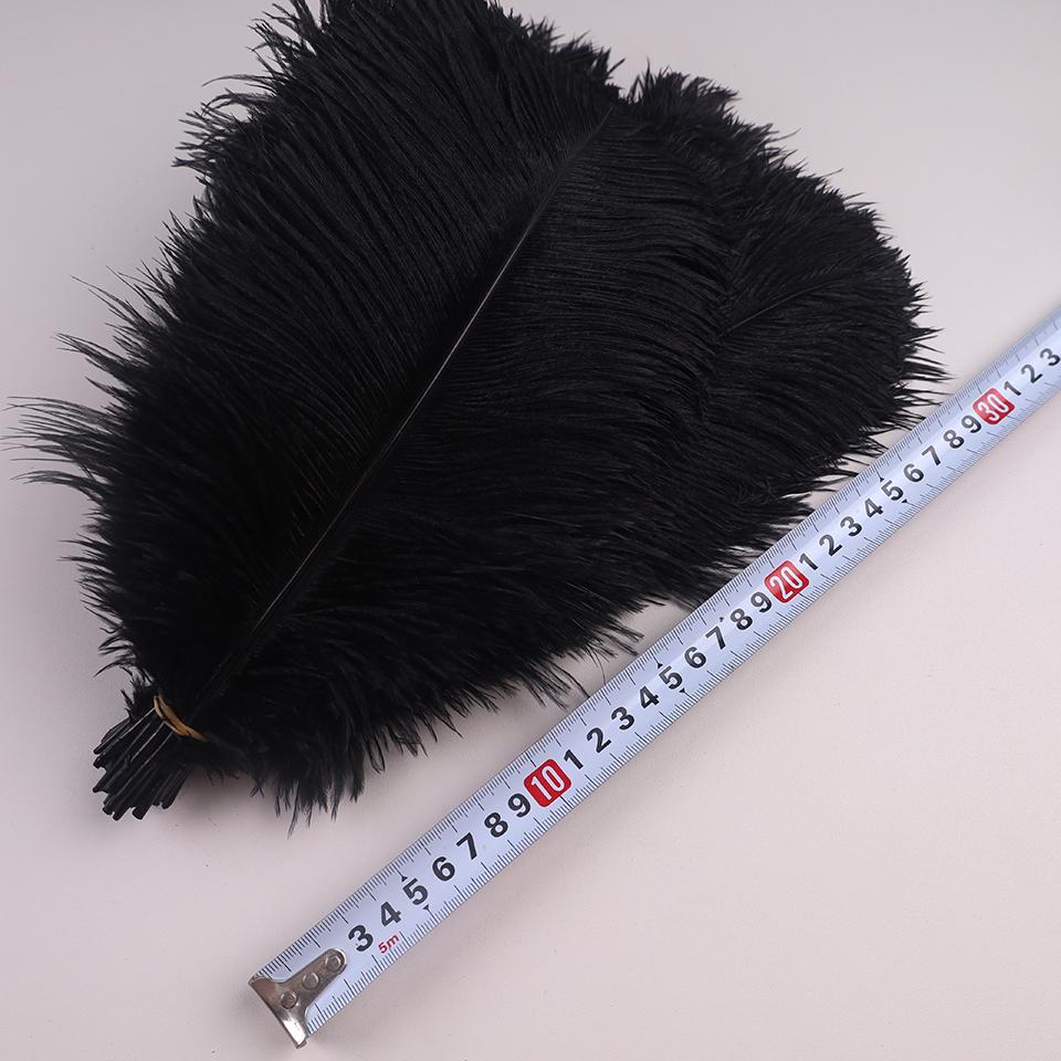 10 шт. 30-35 см Страусиные перья для рукоделия Свадебное украшение 12-14" Аксессуары для рукоделия Настольные центральные элементы Карнавальные перья