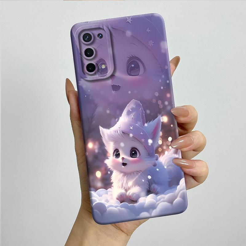 For OPPO A74 5G A54 5G Case A93 5G Capa Silicone Soft Phone Funda CPH2197 CPH2195 CPH2263 Painted Printed Protective Back Cover