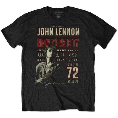 Футболка John Lennon New York City '72 Черная Новая