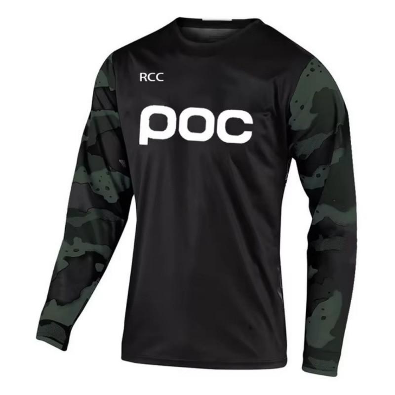 MTB Downhill Long Sleeve Cycling Jersey Breathable Quick-Dry Mountain Bike Shirt Men Women Ride