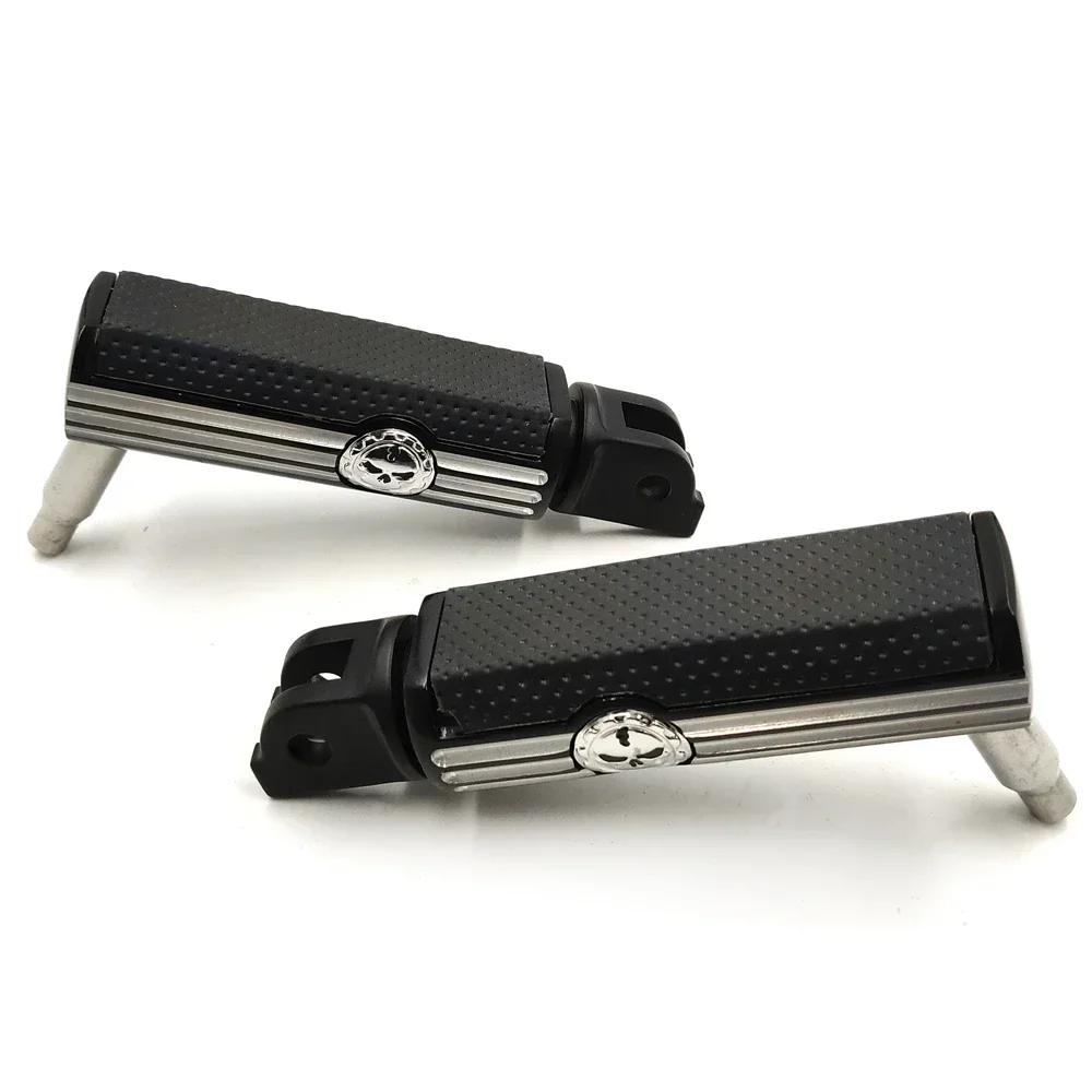 Motorcycle Defiance Rider Footpegs Black Anodized for Harley 2018-later Breakout FXBR 114 FXBRS
