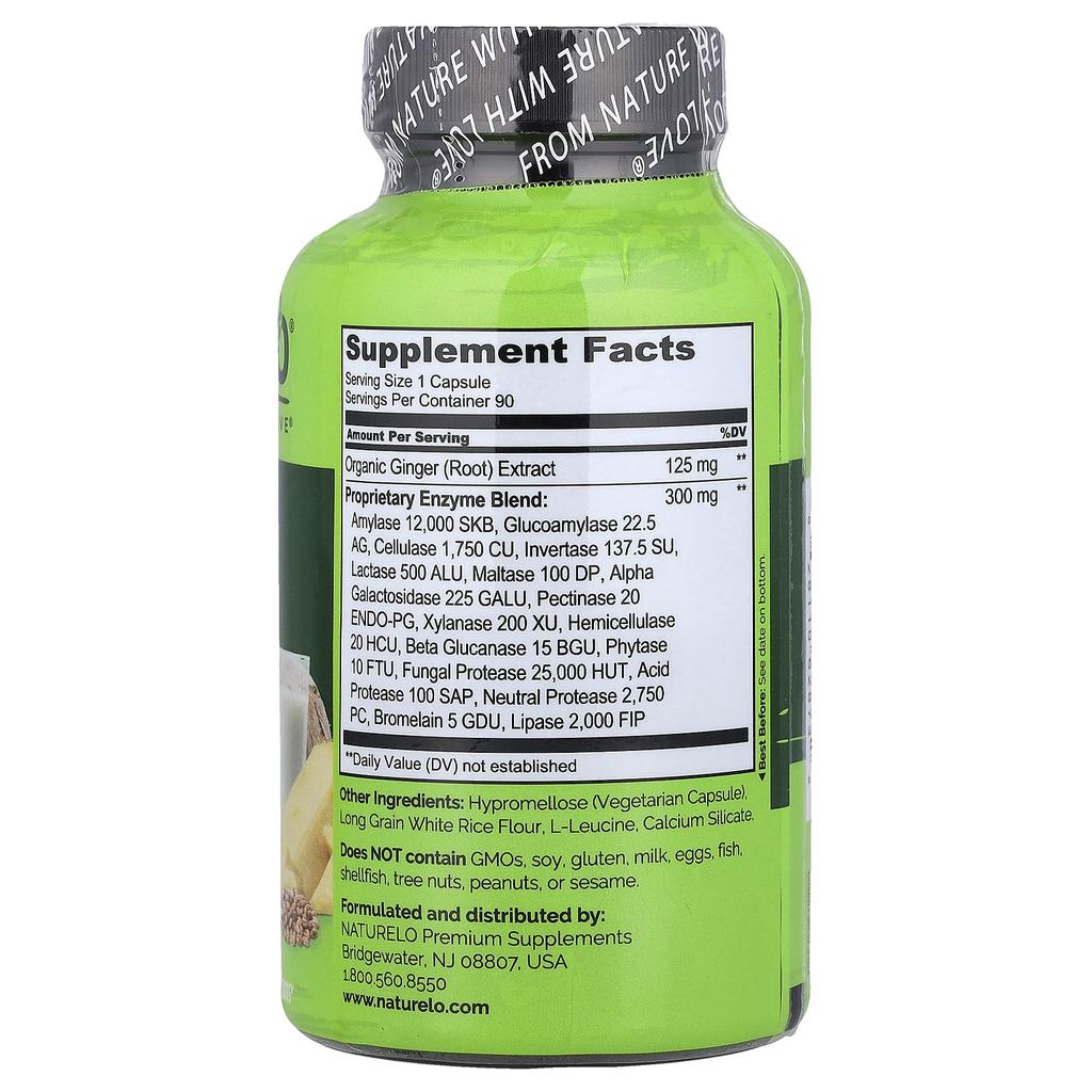 Digestive Enzymes, Full Spectrum Blend, 90 Veggie Caps