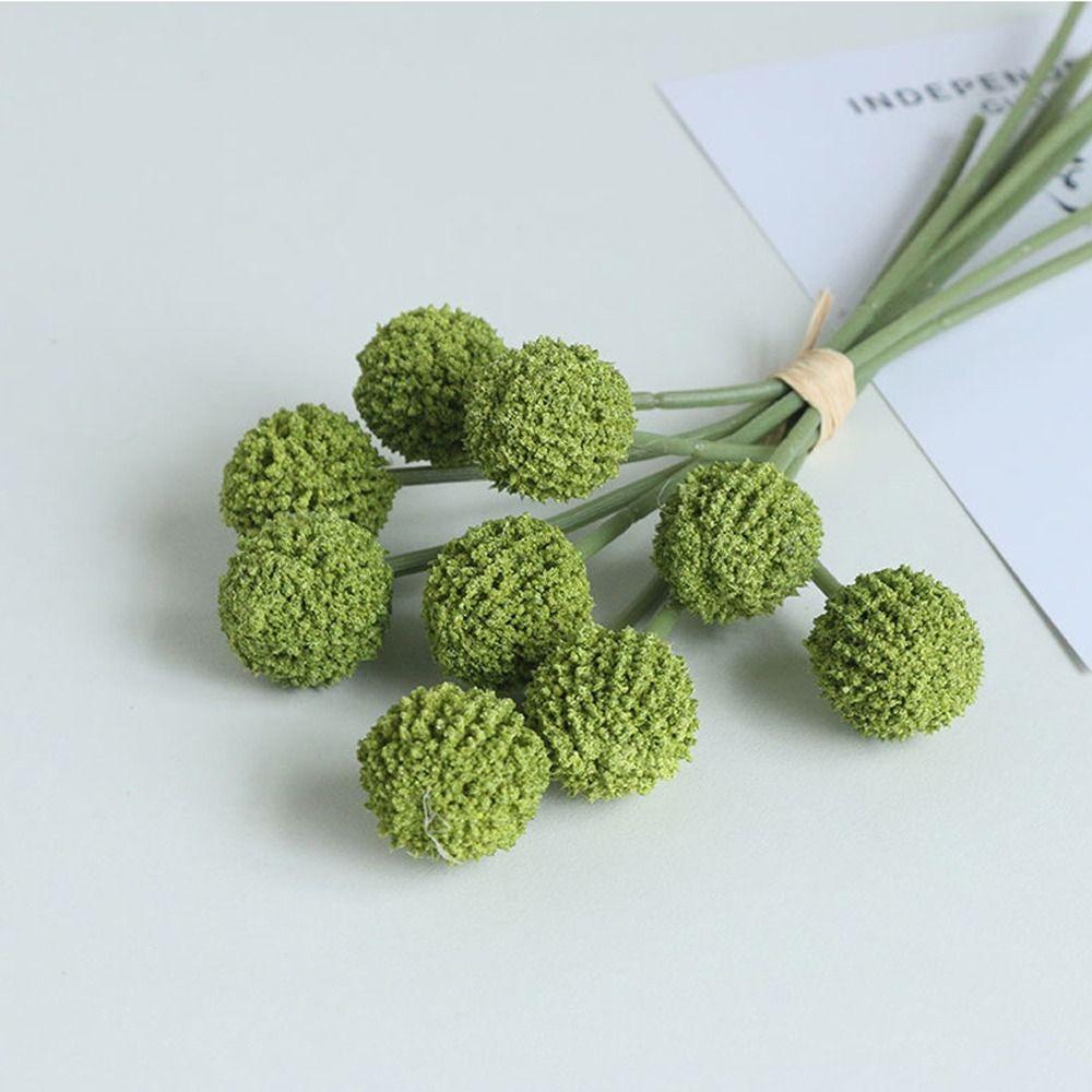 Plastic Artificial Gold Ball Chrysanthemum Simulated Chrysanthemum Hotel Restaurant Decor