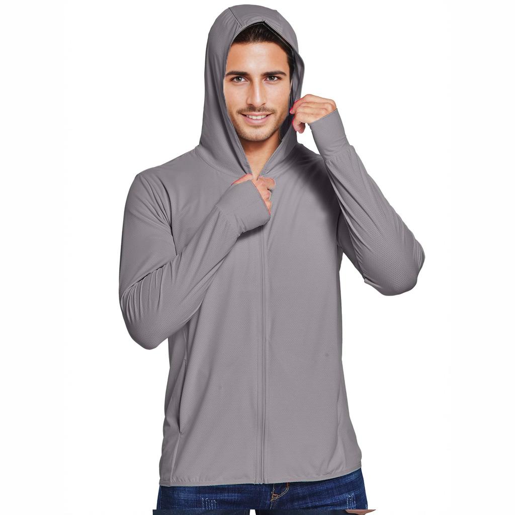 Женщины и мужчины в одинаковой моде Солнцезащитная одежда Летняя УФ-дышащая тонкая одежда Солнцезащитная одежда Пальто