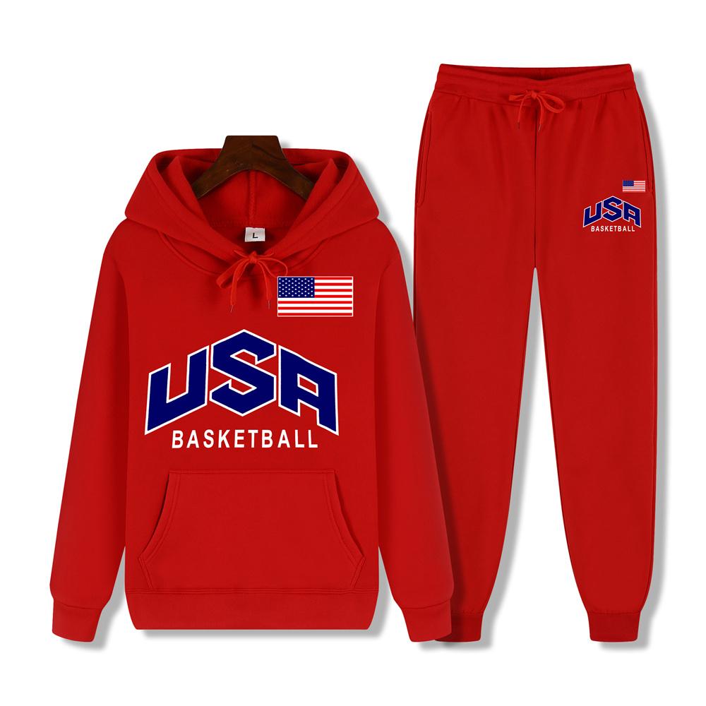 Новая уличная толстовка, модная весенне-осенняя пара, комплект из 2 предметов, повседневные толстовки с длинными рукавами + брючный костюм, спортивные пуловеры