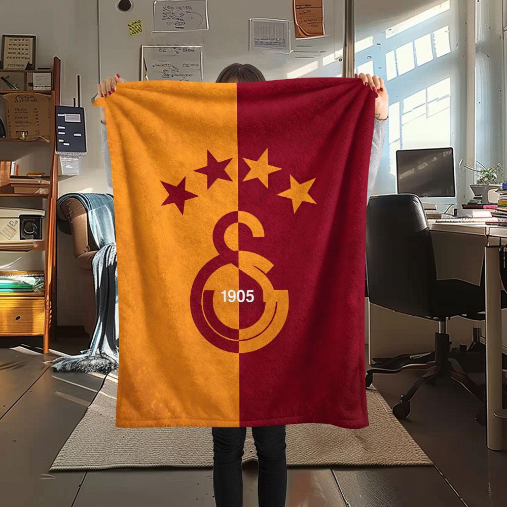 1PC Galatasaray Blanket, High quality Comfortable for All Seasons, Home Decor, Warmth and Comfort