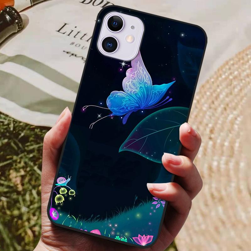 Для Apple iPhone 12 pro max Чехол Силиконовая Задняя Крышка Чехол для Телефона Для iPhone 12 Mini pro Max 12Pro Мягкий Чехол роскошный Fundas Чехлы