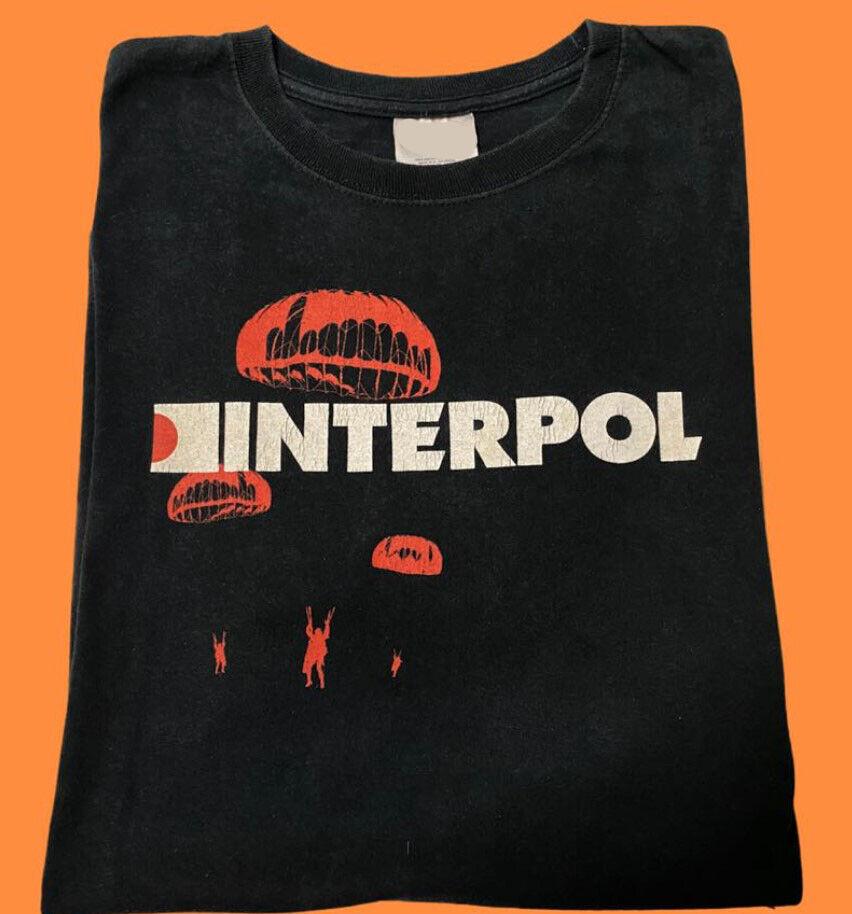Interpol band t shirt, rock band t-shirt, cotton black shirt brand new Unisex T-Shirt