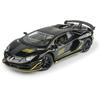 1/24 Scale Lambo Aventador SVJ63 Diecast Car Model Toy, Pull Back Toy Vehicle with Sound and Light for Kids Toddler Boys Girls Gift Collection