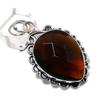 Natural Honey Topaz Gemstone Handmade 925 Sterling Silver Pendant 2.25" U8S77