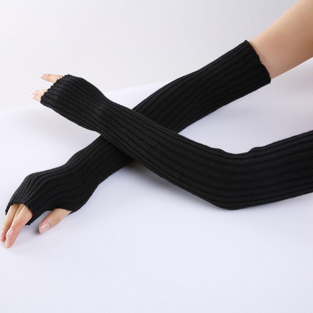 Arm Warmers Long Wrist Gloves False Sleeves Ankle Wrist Sleeves Harajuku Elbow Mittens  Outdoor