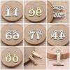 Study Travel Number Charms Pendant For Bracelet Necklace Jewelry Making Craft Findings