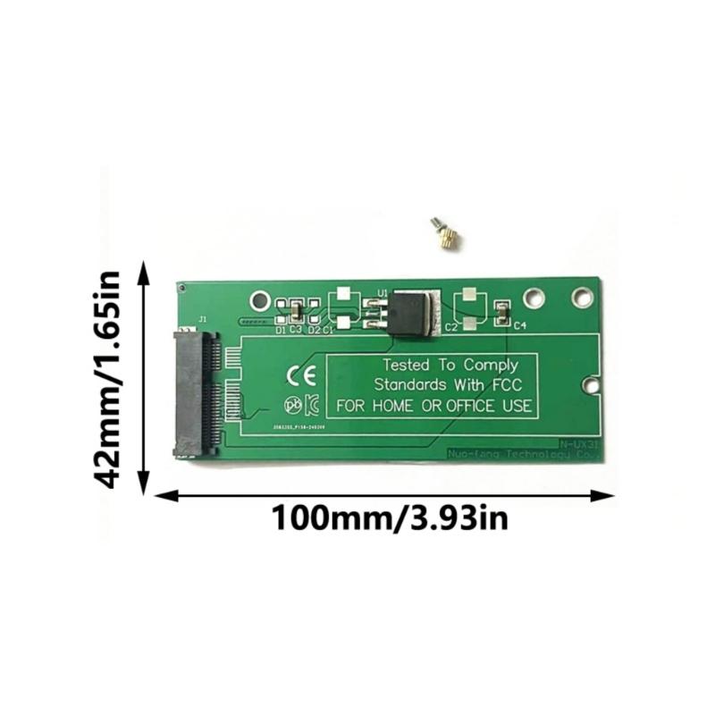 Надежная карта-конвертер SSD в SATA Адаптер для бесшовного перехода Совместима с моделями UX21A UX31A UX21E UX31E