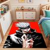 White-Haired Character with Black Mask Patterned carpet, suitable as a non slip play mat for the living room and bedroom sofa