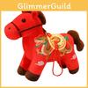 Chinese Zodiac Horse Plush Toy With Soft Pp Cotton For Lunar New Year Gift And Decoration