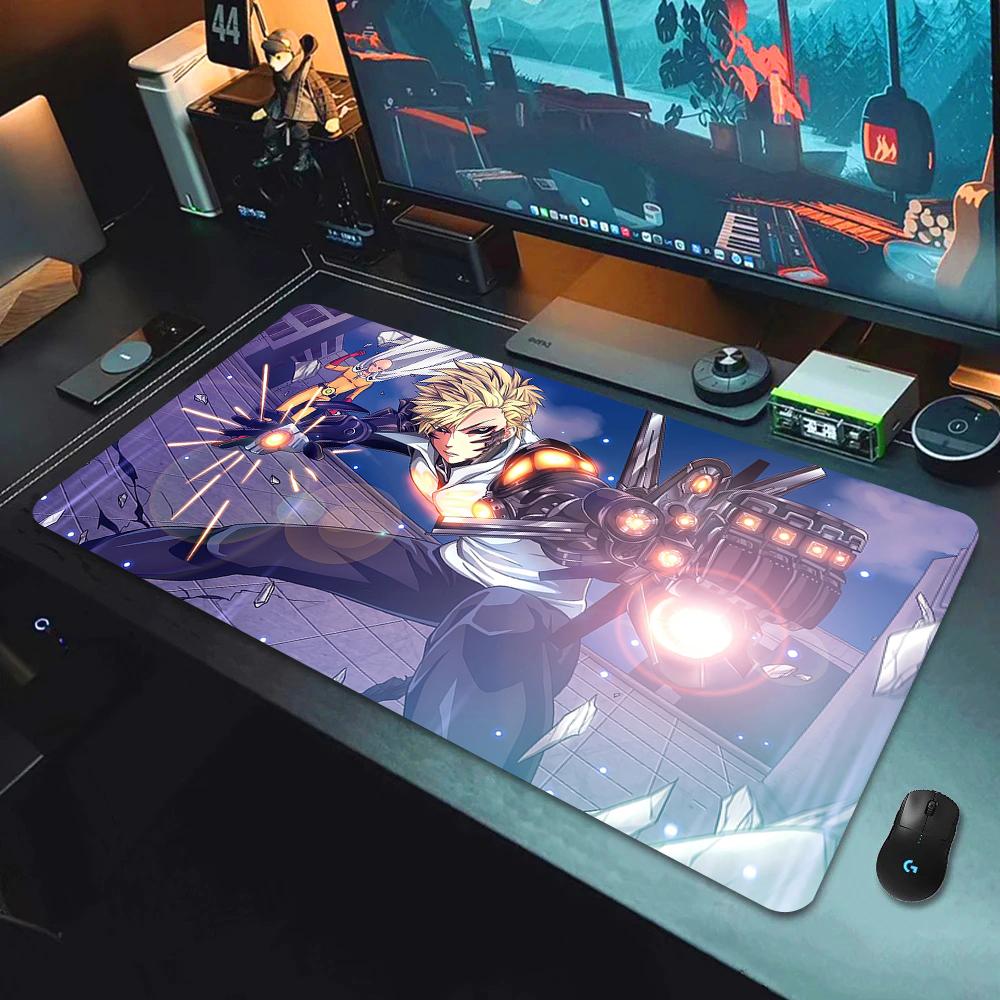 Anime ONE PUNCH-MAN Player Speed Mouse Pad Kawaii Gaming Accessories Xxl Varmilo Keyboard Gamer Computer Desk Mat Large Mousepad