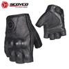 SCOYCO Motorcycle Cycling Gloves Summer Breathable Half Finger Motocross Gloves Men Women Motorbike Anti-fall Riding Equipment