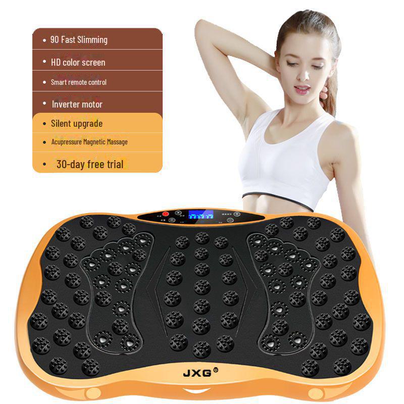 Вибрационный тренажер JXG: Ленивая формирователь тела, вибрационная платформа для укрепления мышц и похудения.