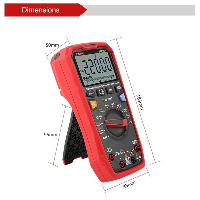 UNI-T UT61E+ UT61D+ UT61B+ UT33A UT33B UT33C UT33D Plus Professional Digital Multimeters True RMS Automotive Multimetro