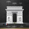 Non-Toxic 3381Pcs Arc De Triomphe Model Building Blocks Paris Landmark Building Bricks Desktop Decoration Diy Toys For Kids Holiday Gifts