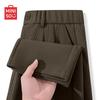 MINISO Мужские повседневные трикотажные брюки прямого кроя из плотного материала