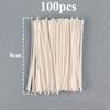8-20cm 100 PCS Candle Wicks Smokeless Wax Pure Cotton Core for DIY Candle Making Pre-waxed Wicks Party Supplies