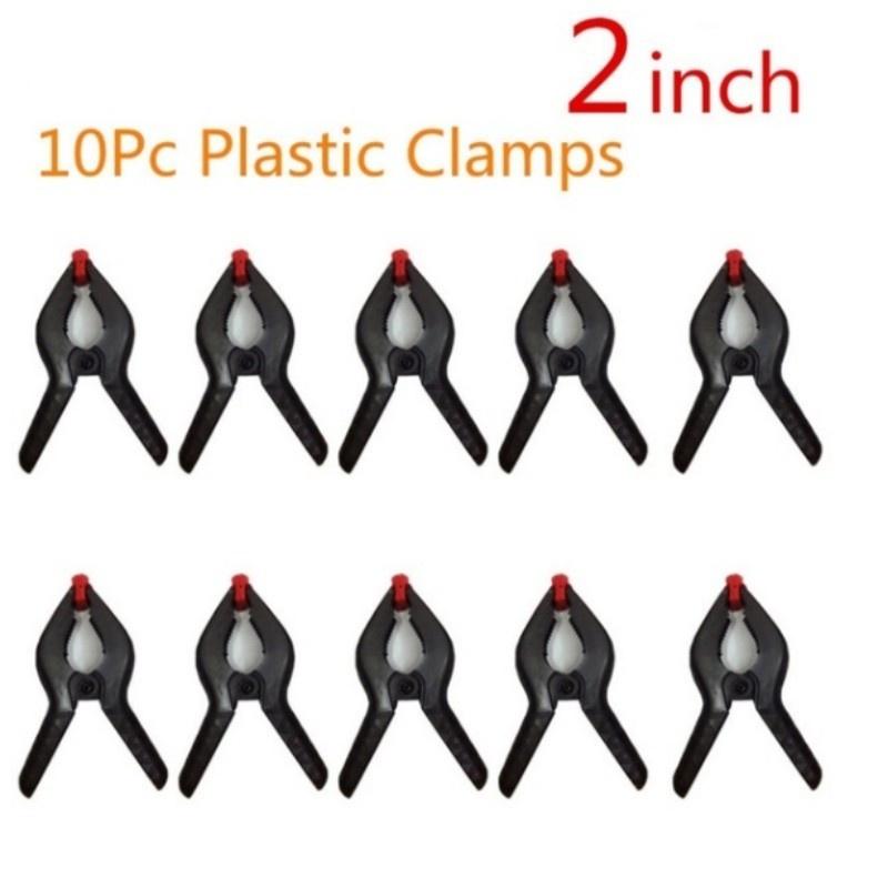 10PCS 2 Inch Spring Clamps Heavy Duty Plastic Clip DIY Woodworking Tools Toggle Grip