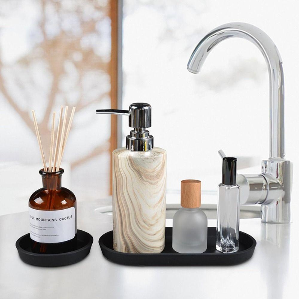 Мраморный поднос для туалетного столика, силиконовый поднос для унитаза, новый поднос для хранения на кухонной столешнице