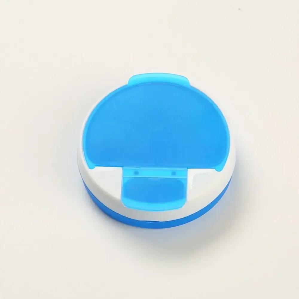 4 сетки ящики для хранения таблеток коробка круглой формы портативный органайзер для капсул и таблеток футляр для таблеток для путешествий мини-контейнер для таблеток