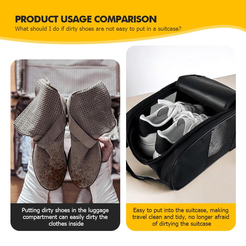 AAABR1 Car Sneaker Organizers Travel Shoe Bag Storage Accessories For Skoda Octavia A5 A7 RS Fabia Superb Rapid Karoq
