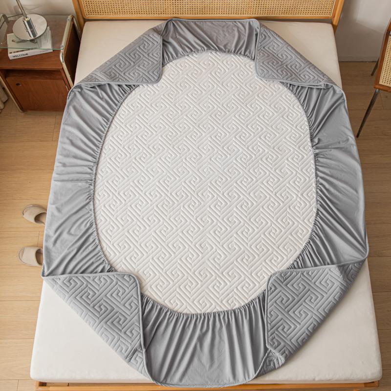 Водонепроницаемый утолщенный чехол для матраса, защитный чехол, моющийся жаккардовый простыня на резинке, латексный коврик, покрывало для кровати 120x200 120/150/180/200x200 см