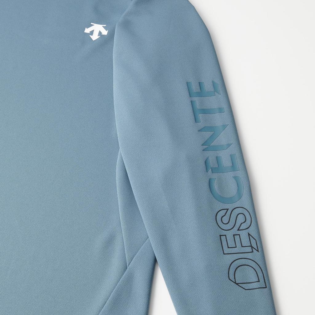 DESCENTE Long Sleeve Volleyball Easy Arm Flying Yuki Blue T-Shirt, Movement, Receive, Ishikawa,