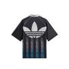 Kith X Месси Для Adidas Печатная Футболка Черная Мужские Топы ADKU4248