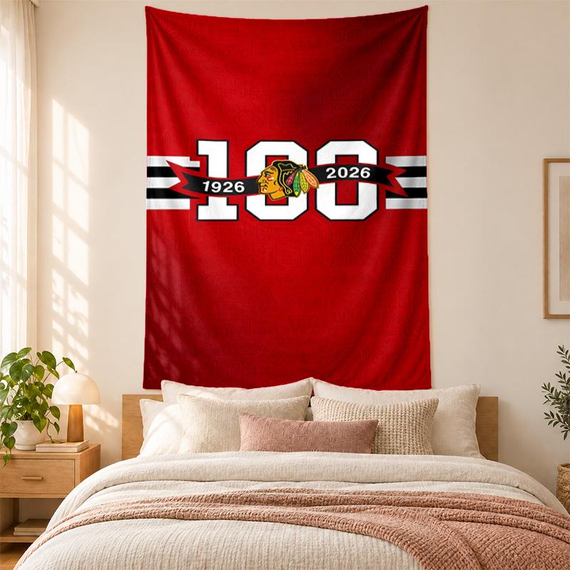 Chicago Blackhawks Tapestry highquality for decorating living room bedroom dorm walls ideal as bedroom wallart orholiday gift