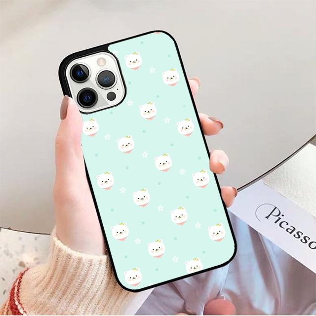 Милый Мультяшный Бишон Фризе Чехол для Телефона для iPhone 17 Air 16 16e 15 Plus для Apple 13 11 12 14 Pro Max Чехол coque fundas