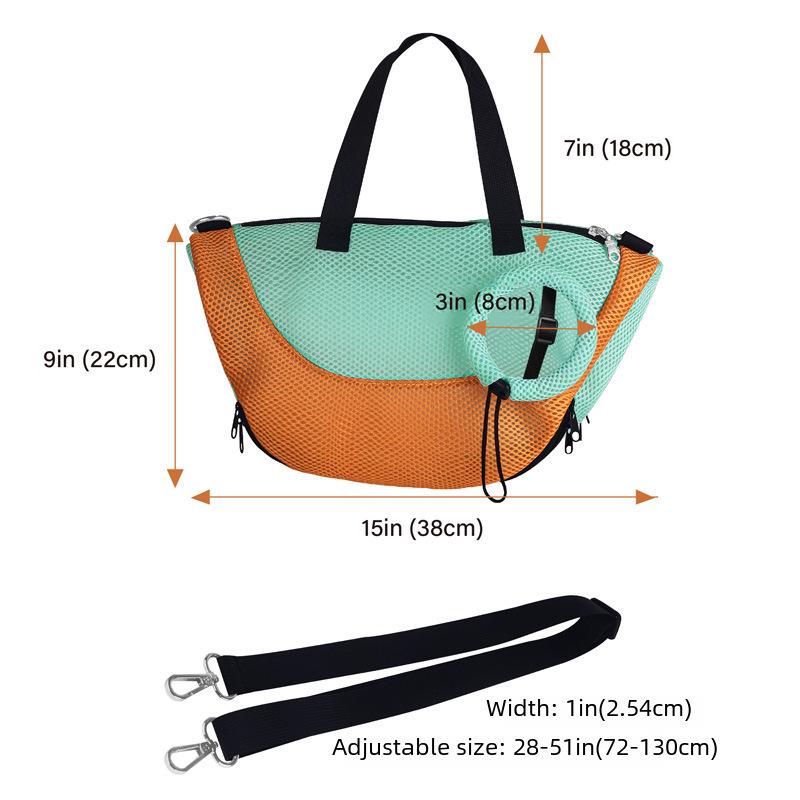 Портативная сумка для кошек: Сетчатая мойка и чистка, устойчивая к царапинам фиксированная конструкция