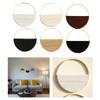 Set of 2pcs Round Wall Shelf Ornament Handmade Woven Decorations Stylish Home Decor for Couch Living Room or Nursery