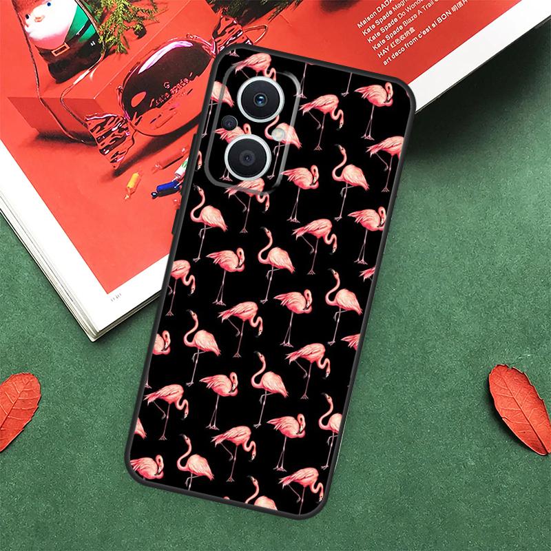 Чехол с фламинго для OPPO Reno 14 13 12 11 10 Pro 14F 13F 12F 11F 8 7 Lite OPPO Find X9 X8 X6 Pro