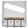 Musiclily Ultra Telecaster Bridge 3WAY латунный седло алюминиевая пластина для винтажной TL электрогитары Chrome 10,8 мм,