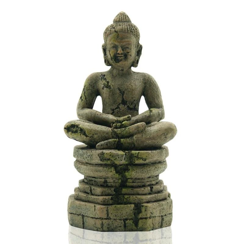 1PC Aquarium Landscape Decorations Buddha Statue Sitting Fish Tank Ornamental Crafts