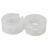 2pc Transparent Car Shock Absorber Retainer TPE Spring Buffer Power Cushion Type B+