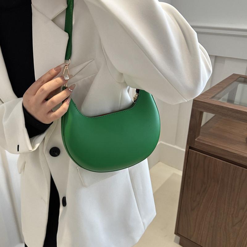 Новая модная высококачественная бейсбольная сумка в форме луны, демонстрирующая роскошную женскую сумку на одно плечо, сумка-хобо через подмышку