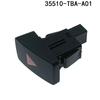 35510-TBA-A01 For Honda Civic 2016-  Car Center Console Emergency Light Flasher Switch Warning Button Accessories Black
