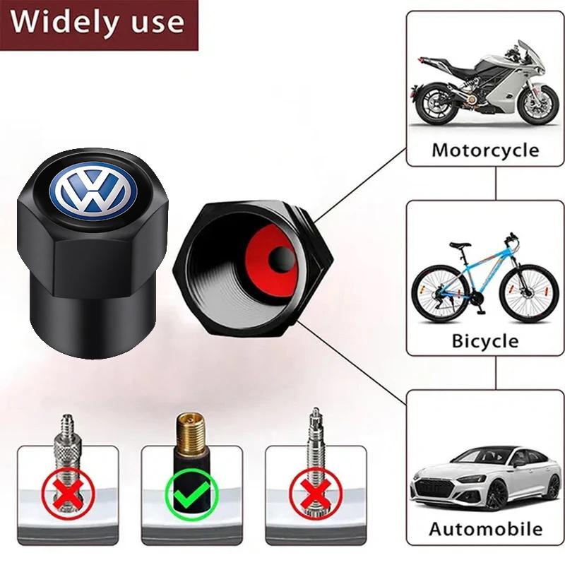 VEMZG1 Car Tire Wheel Valve Caps Cover Suede Car Key Chain Ring Keychain For VW R GTI Polo Golf Passat Tiguan Arteon Touareg ID.3 Jetta
