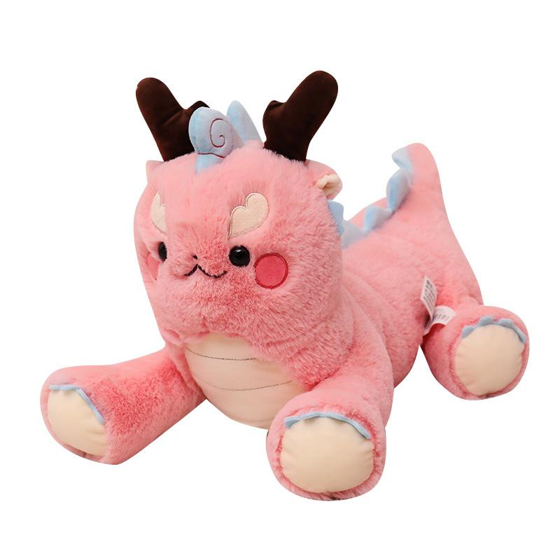 Dragon Year Mascot Doll Dragon Doll Girl Sleeping Pillow Plush Toys Annual Meeting Gift Doll