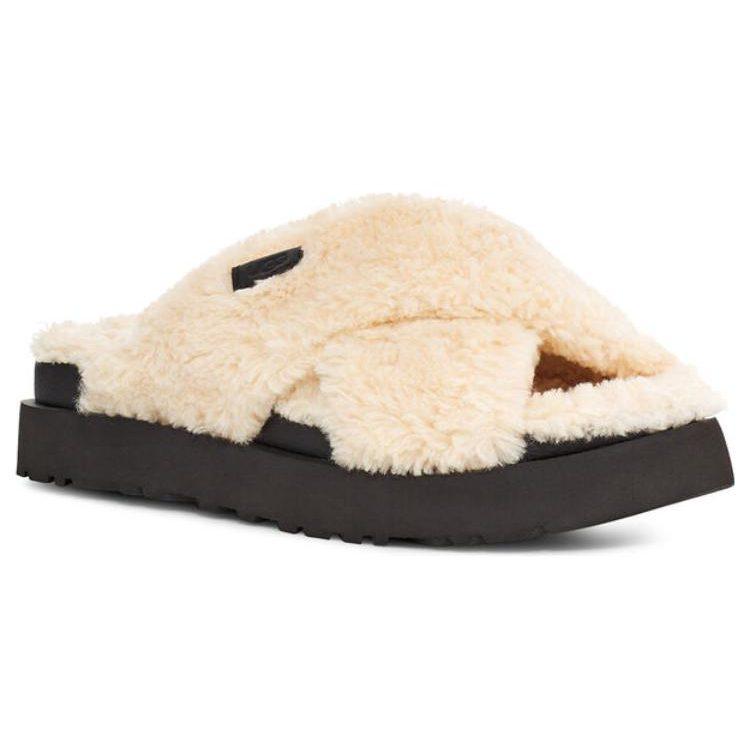 UGG Шлепанцы Fuzz Sugar Cross 1135131-NBLC
